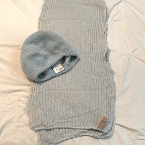 Wool / Angora Rabbit Hair + beret and ARIS lambswool scarf